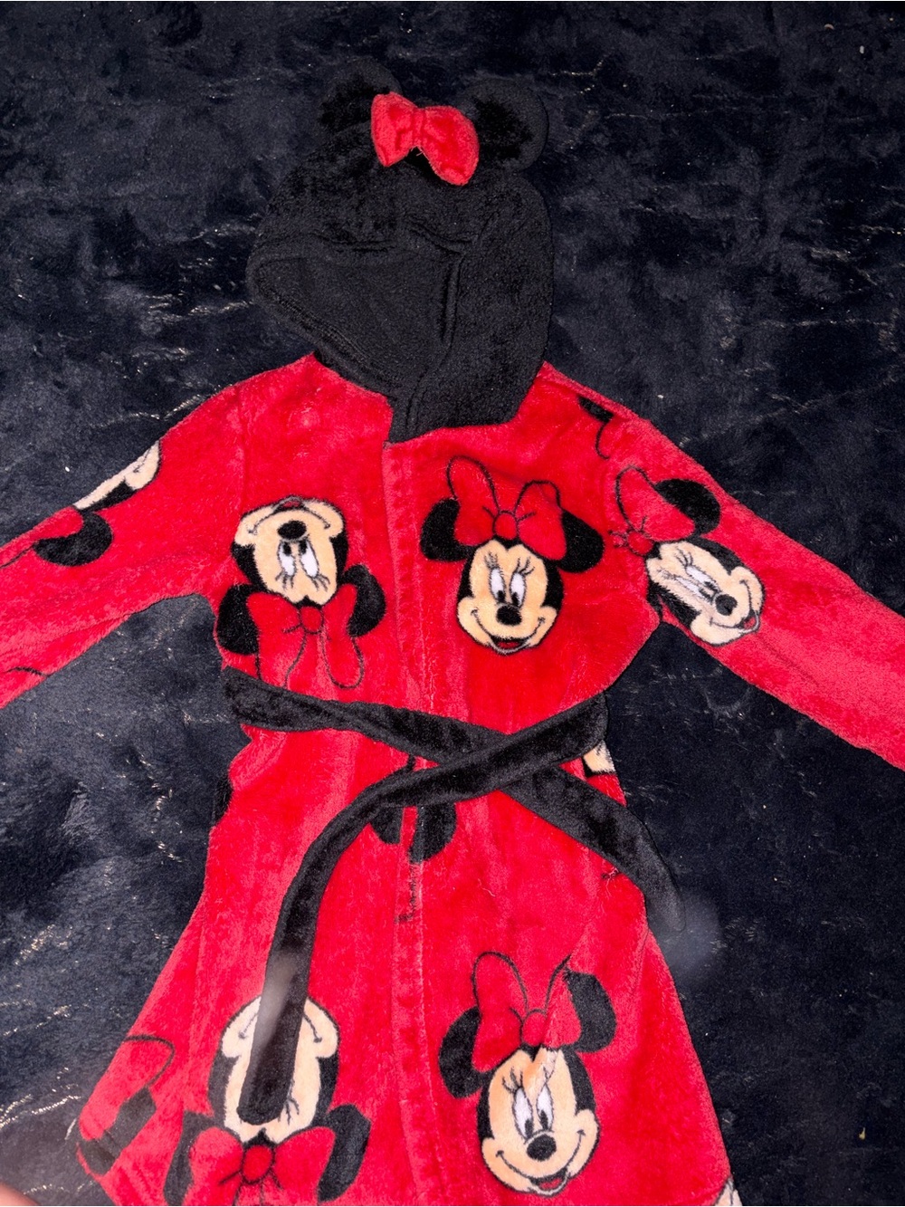 Disney Minnie Mouse toddler robe size 2T/3t